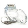  Cage de chasteté Lock Up 9.4 x 3.2cm Transparente